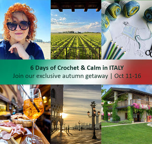 Venetian Shawl Crochet Retreat in Italy
