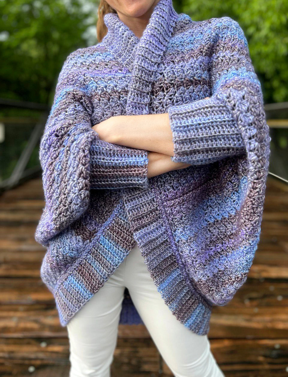 その他 COCOON Free Beginner Caron Crochet Cocoon Top Pattern | Yarnspirations