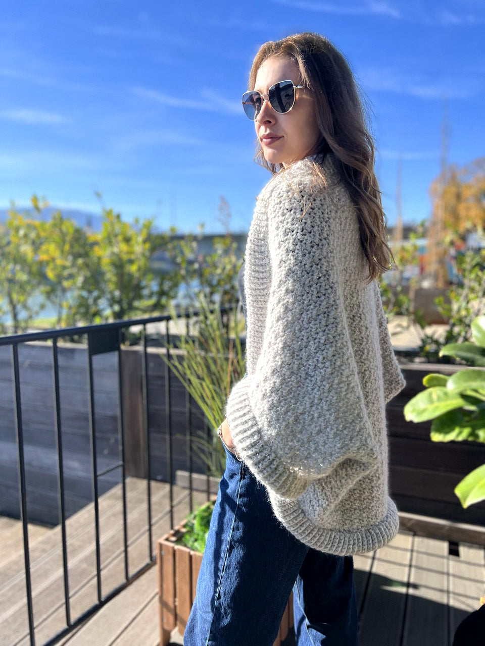 Eloween Cocoon Cardigan CROCHET PATTERN – Jolly Lizard