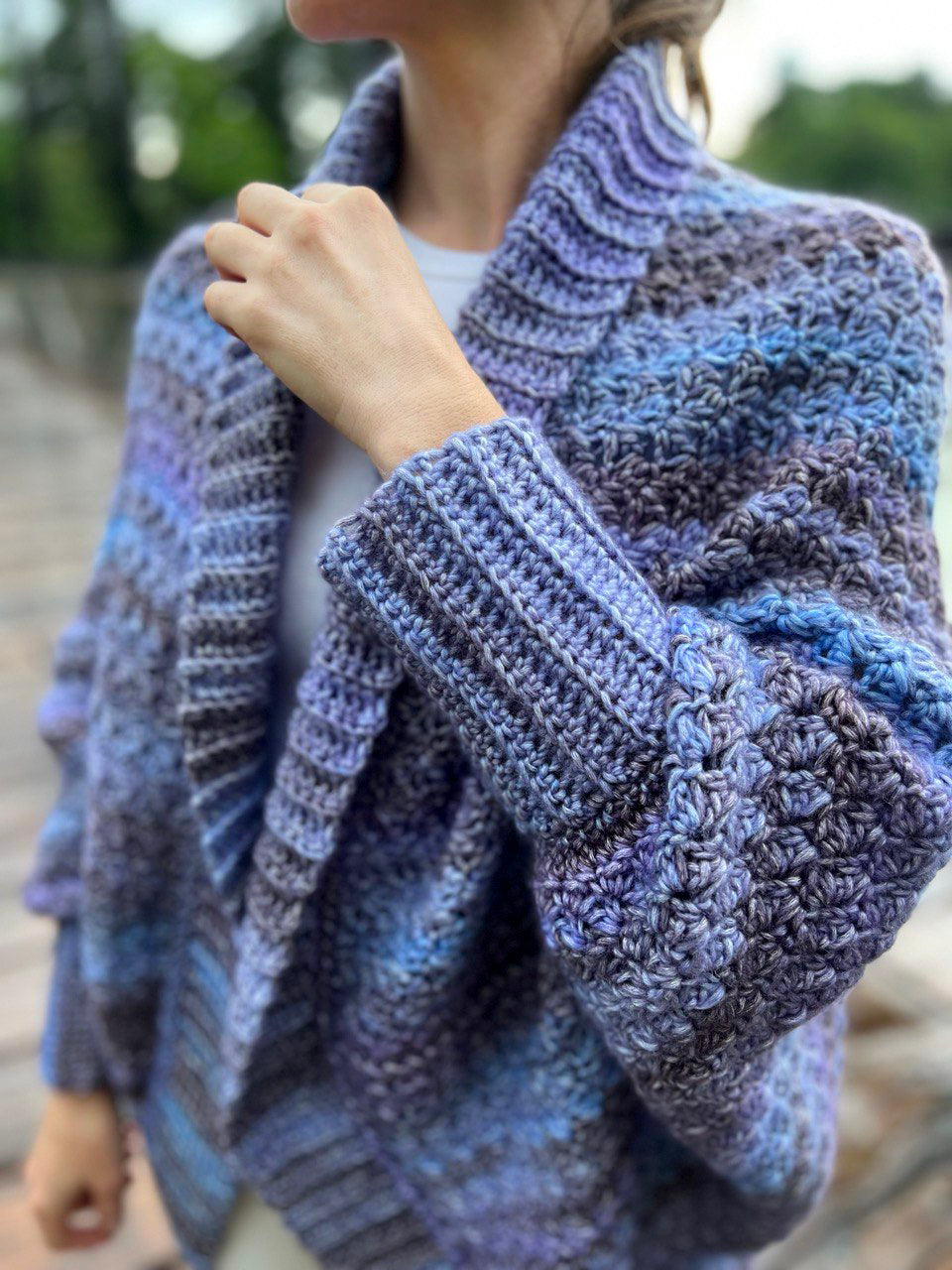 Viola Cocoon Cardigan CROCHET PATTERN – Jolly Lizard
