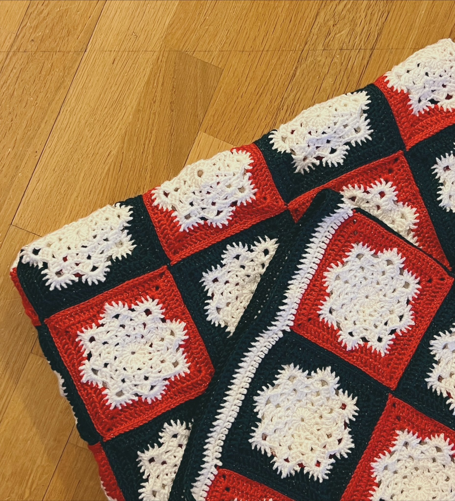 Christmas Snowflakes Blanket