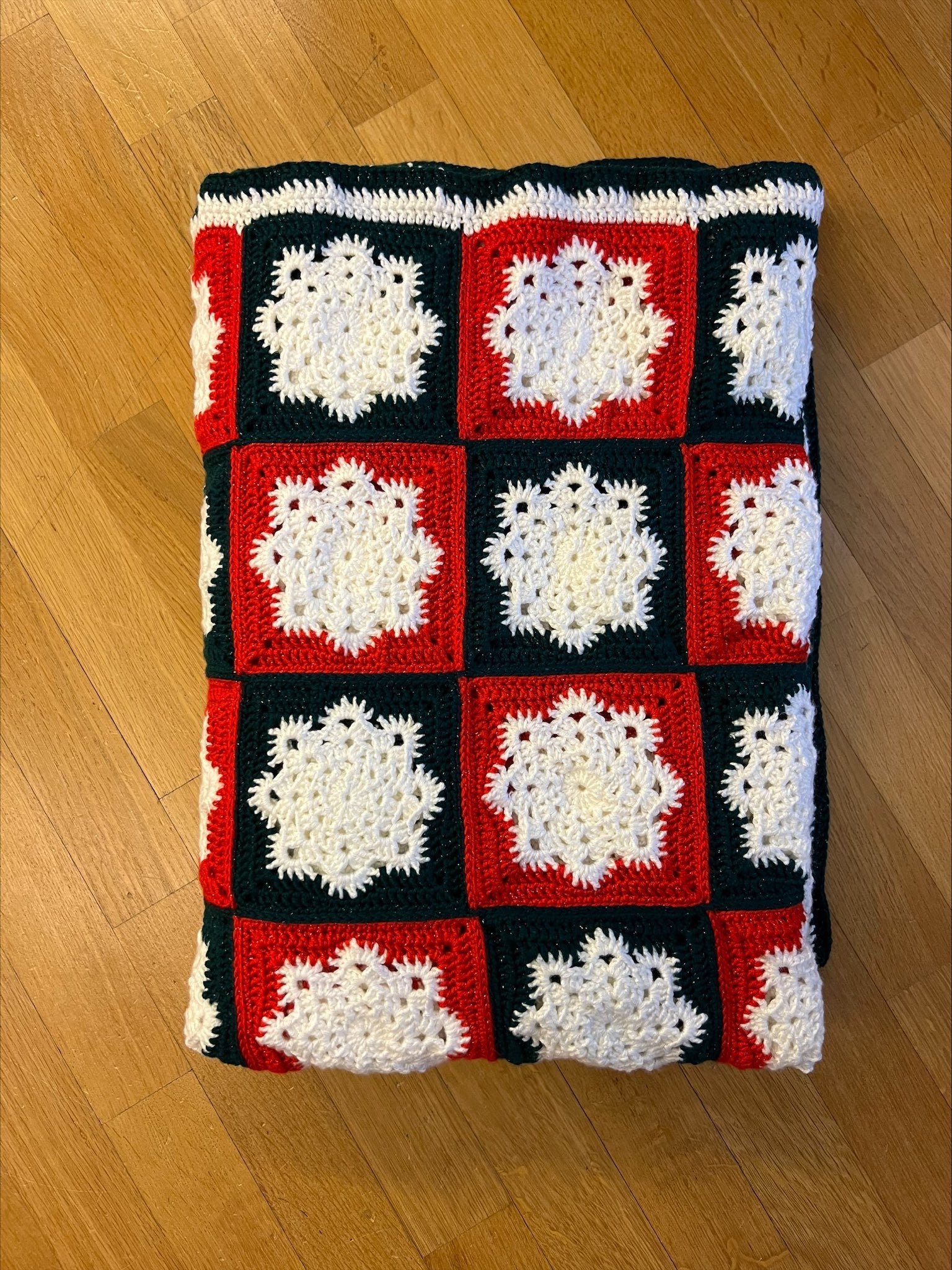 Christmas Snowflakes Blanket