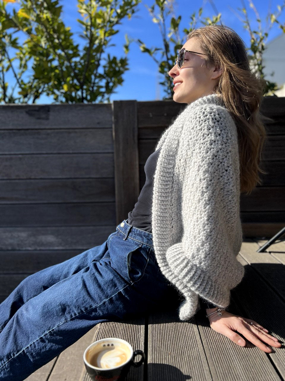 Eloween Cocoon Cardigan CROCHET PATTERN – Jolly Lizard