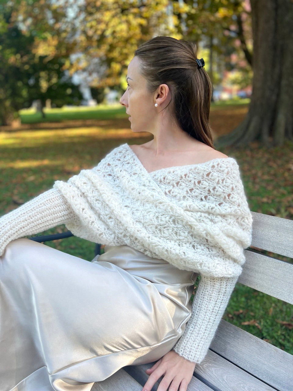 Aurelia Sweater Scarf CROCHET PATTERN – Jolly Lizard