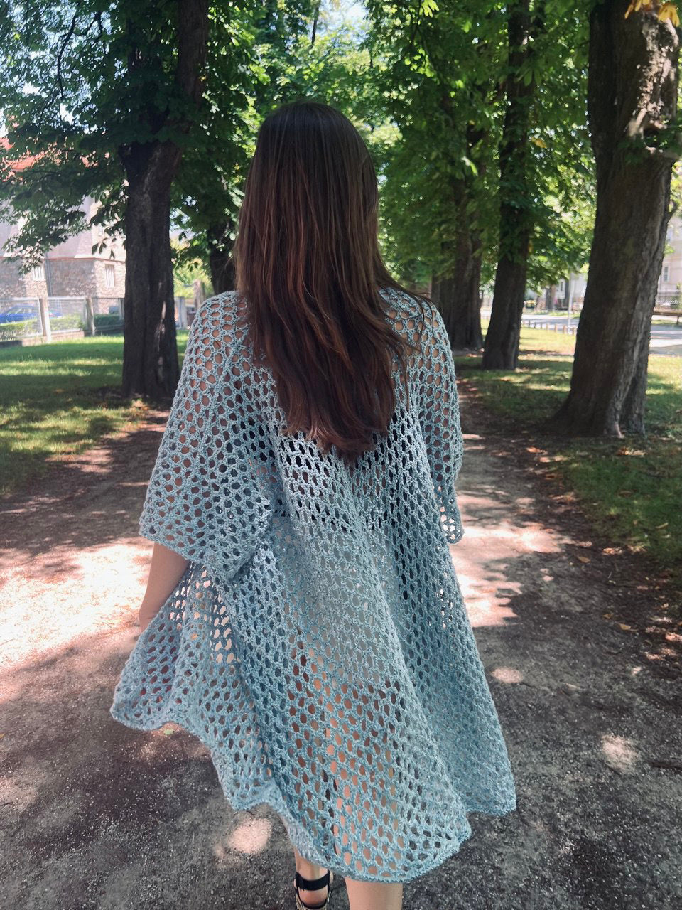 Seafoam Mesh Cardigan