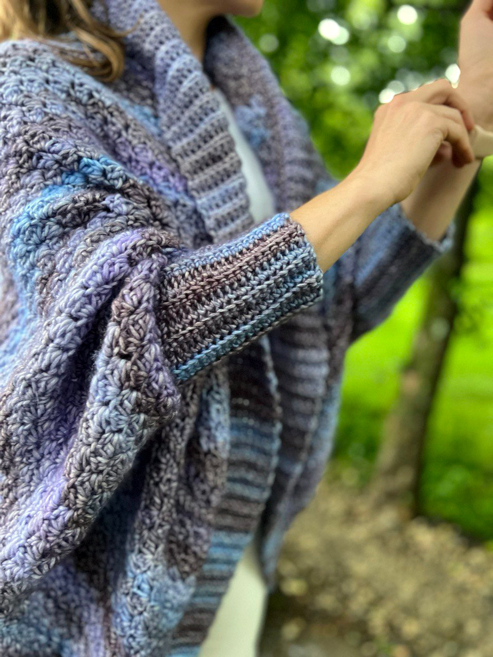 Viola Cocoon Cardigan CROCHET PATTERN – Jolly Lizard