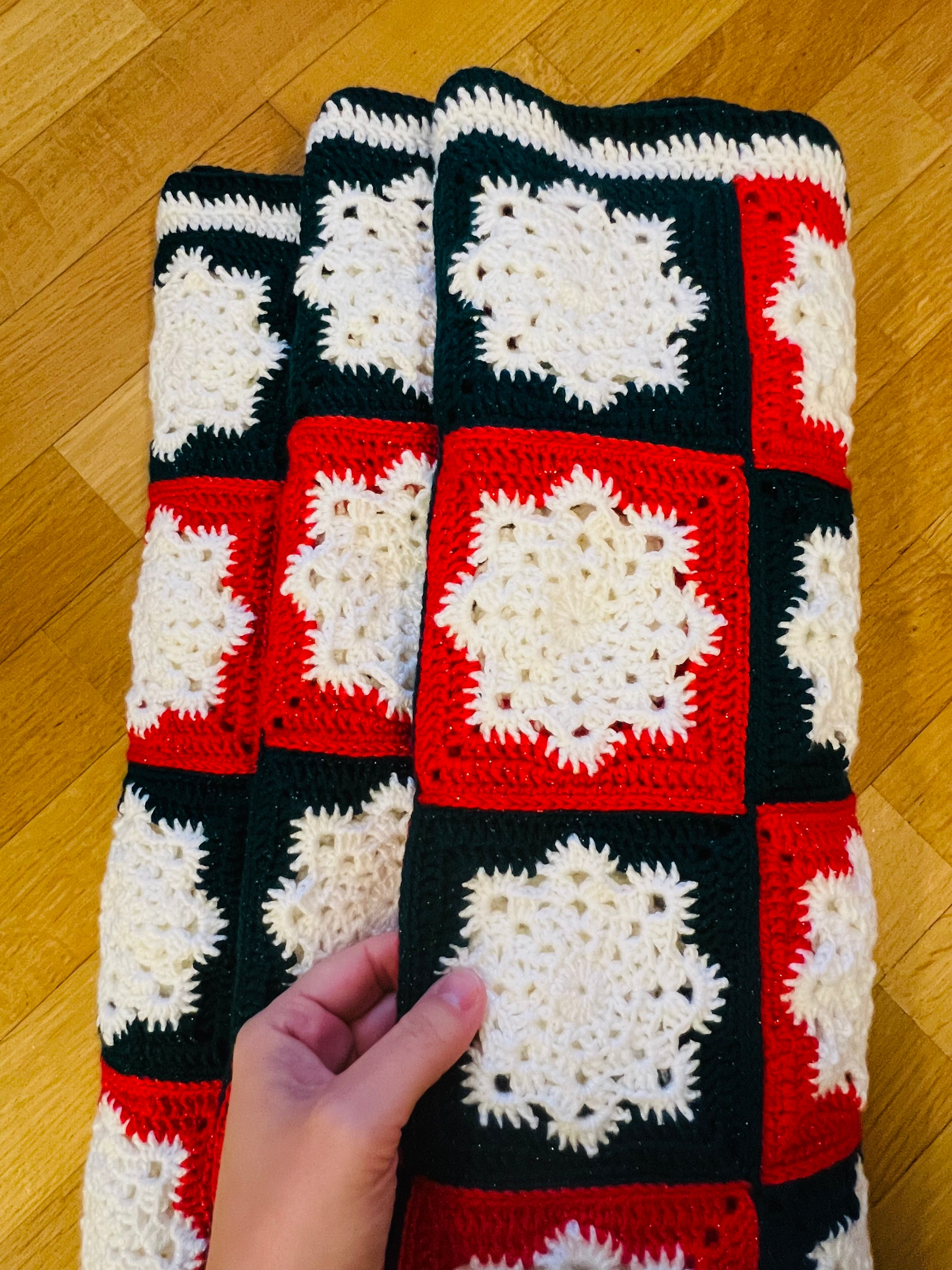 Christmas Snowflakes Blanket