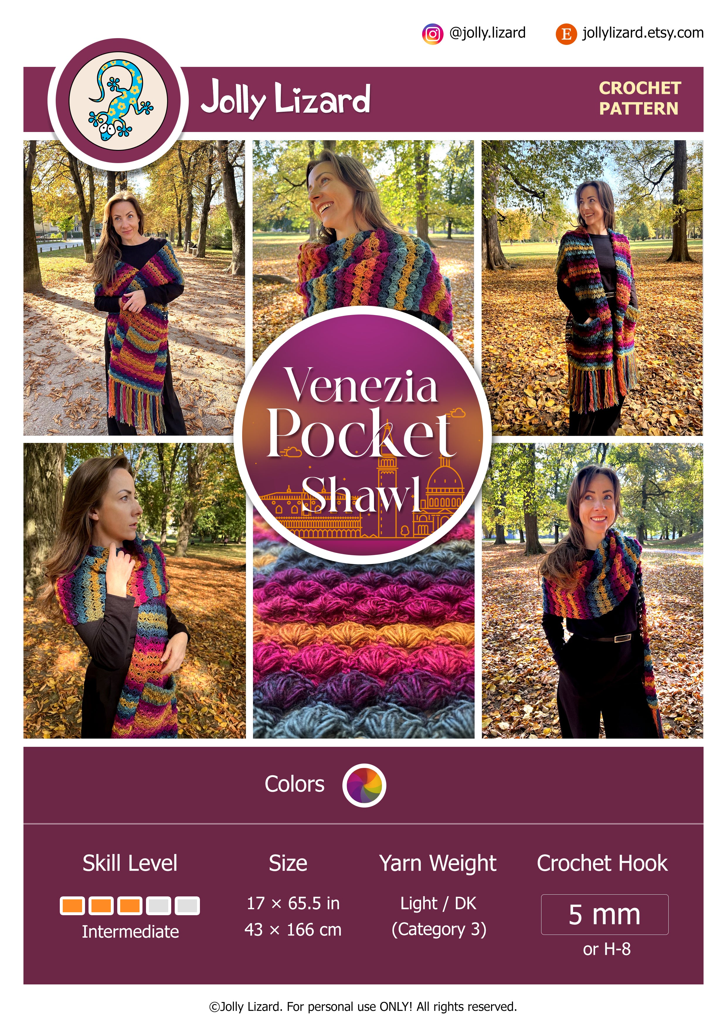 Venezia Pocket Shawl