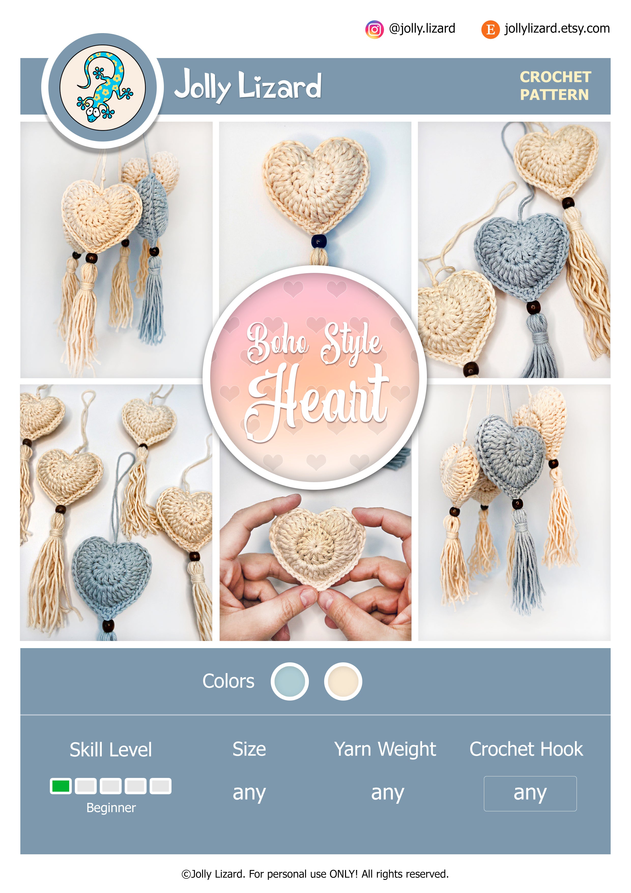 BOHO Style Heart