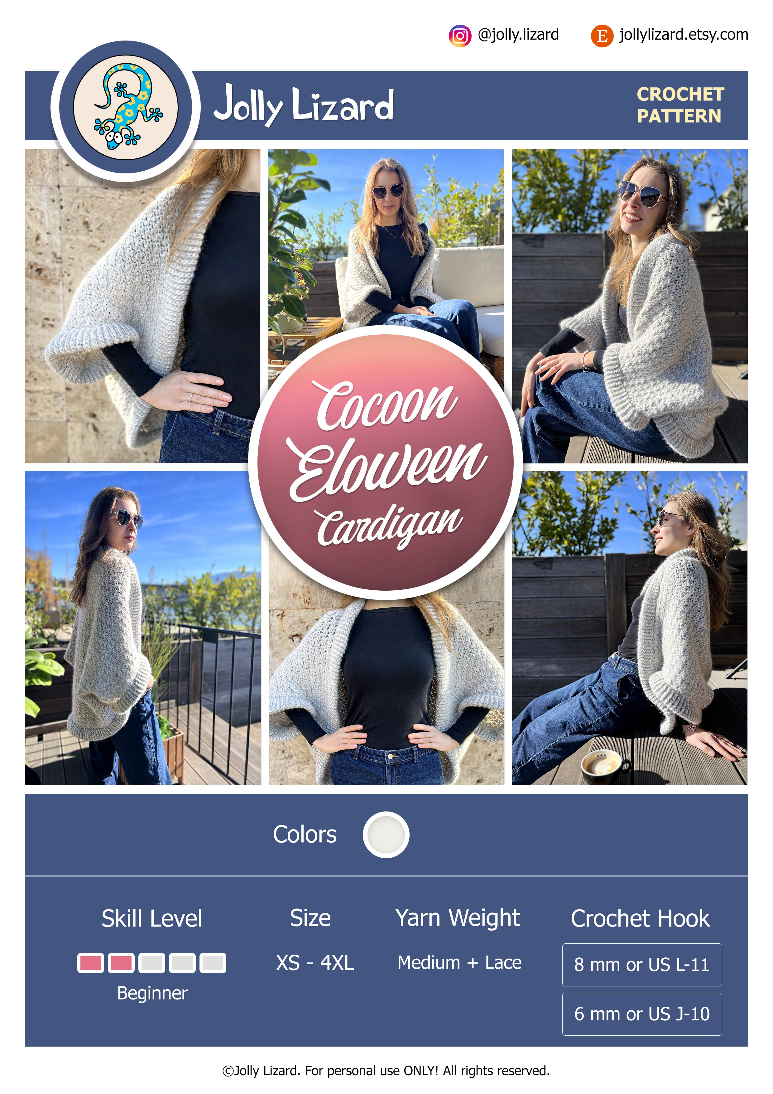 Eloween Cocoon Cardigan