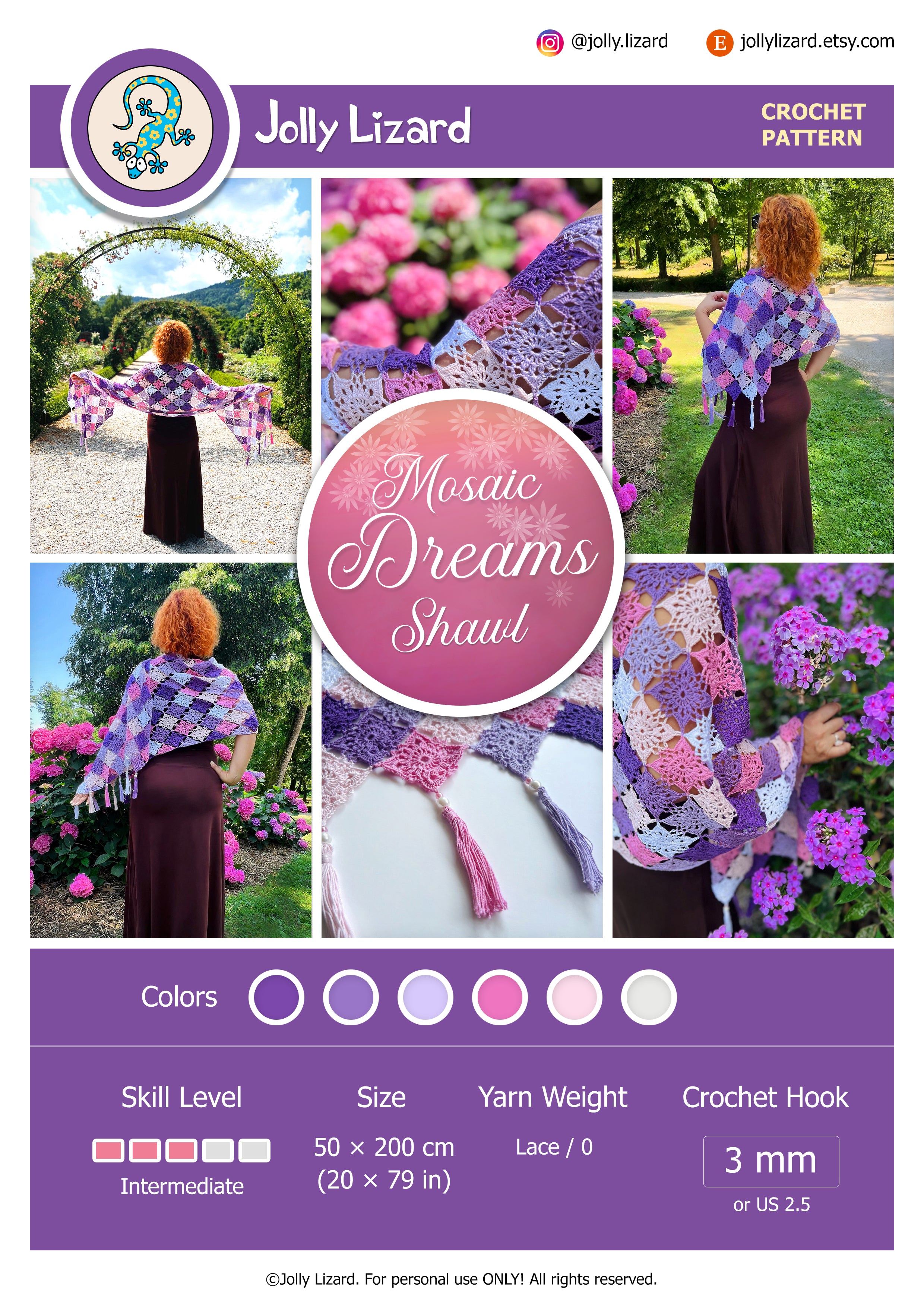 Mosaic Dreams Shawl