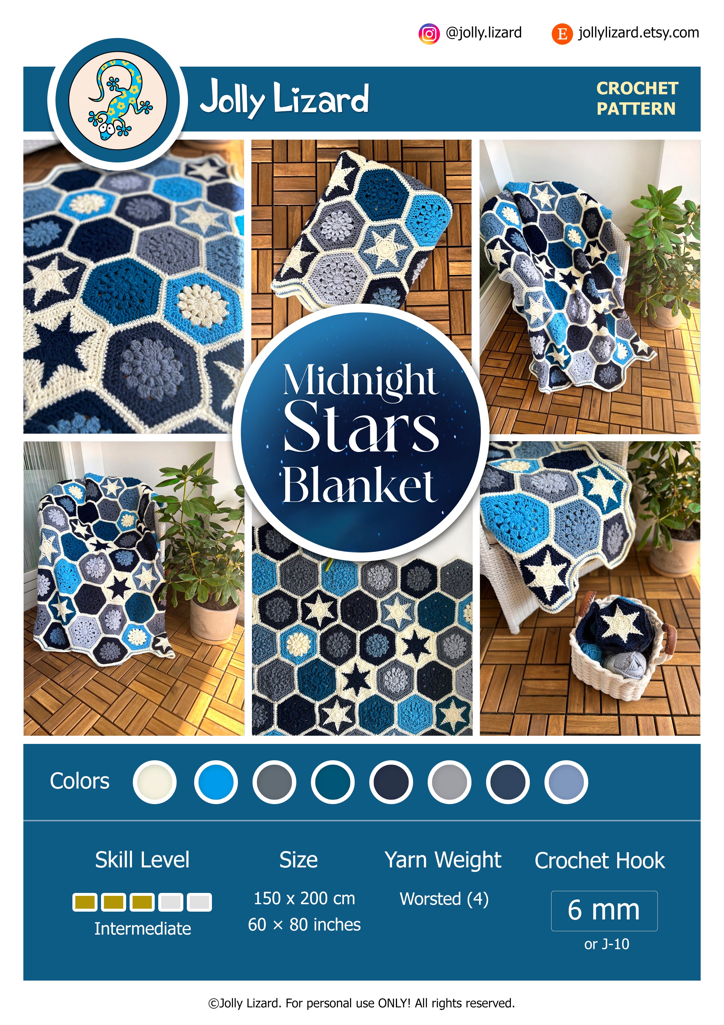 Midnight Stars Blanket