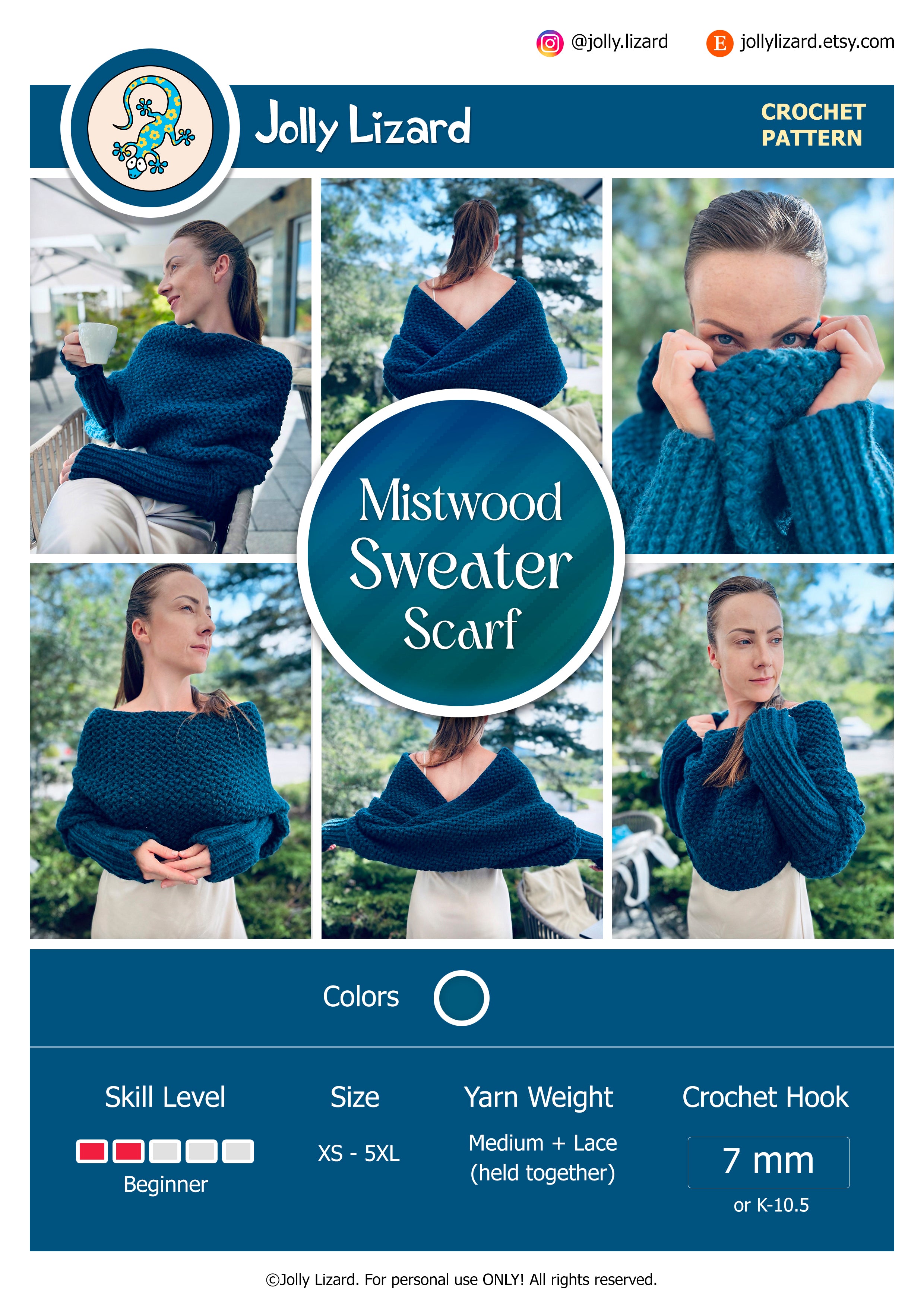 Mistwood Sweater Scarf