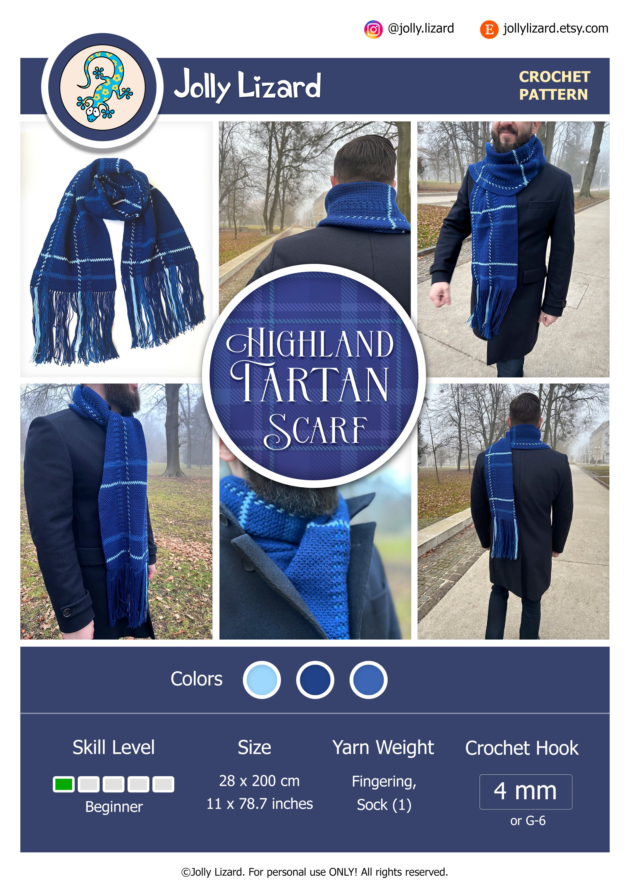 Highland Tartan Scarf