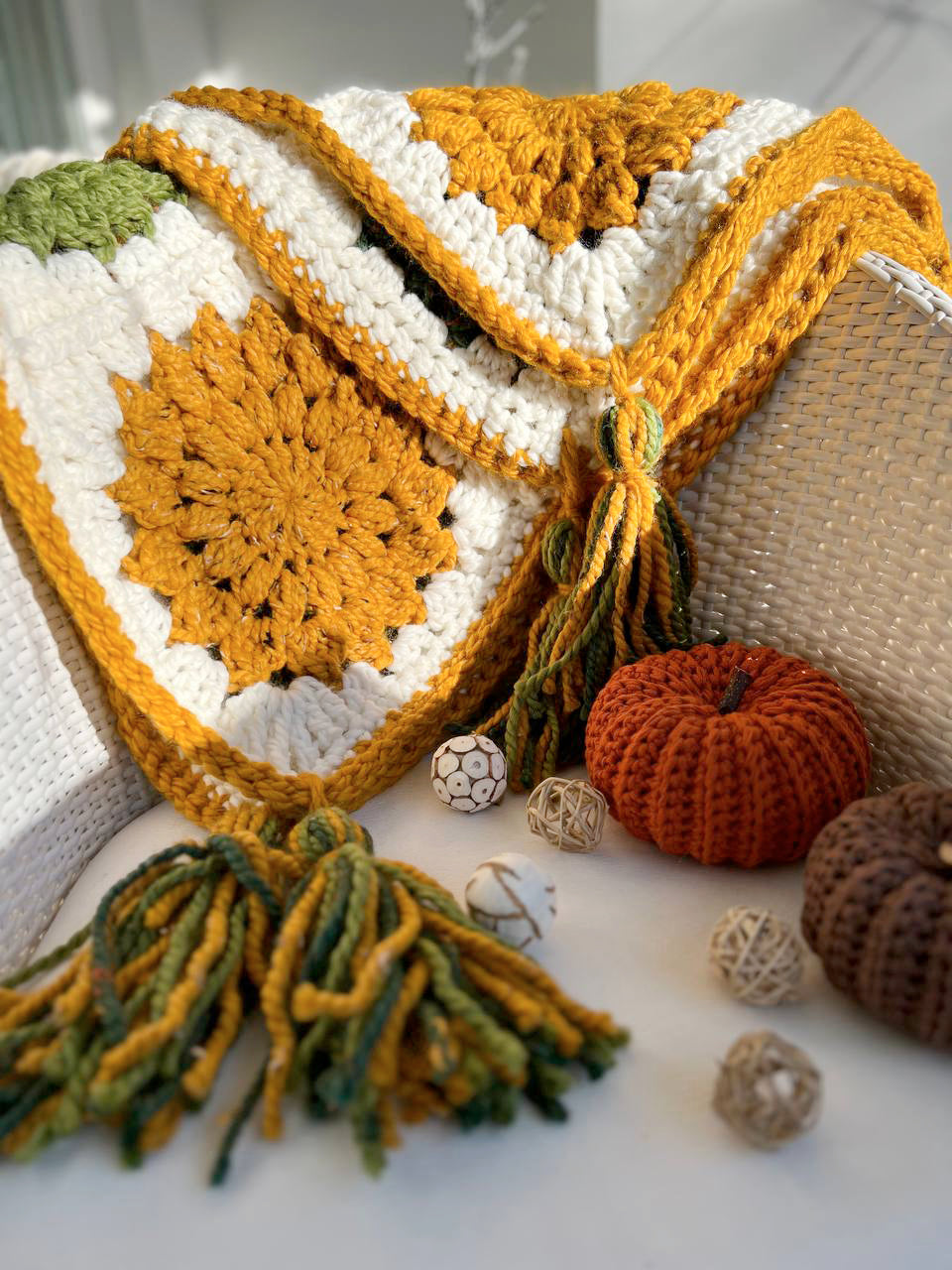 Rustic Harmony Baby Blanket