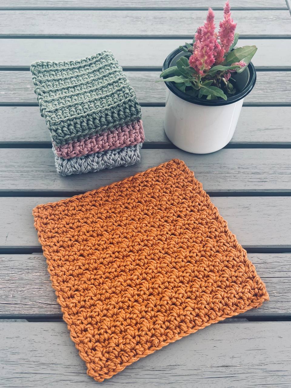 4-in-1 Set of Dishcloths