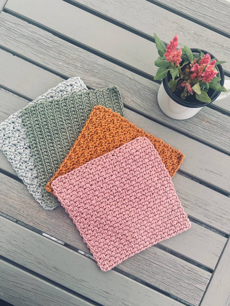 4-in-1 Set of Dishcloths