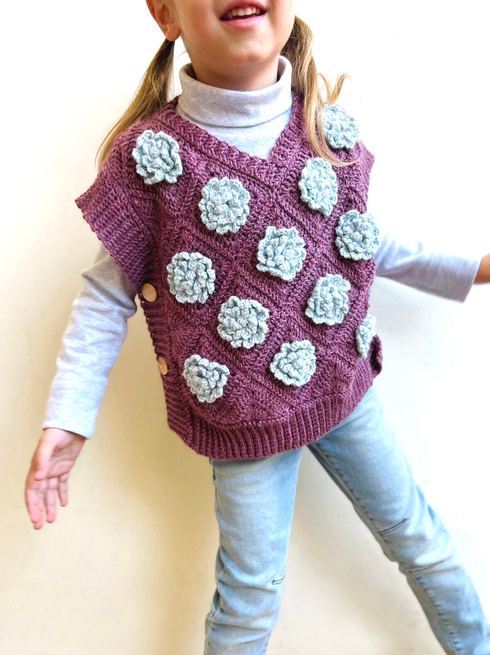 Snowrose Vest