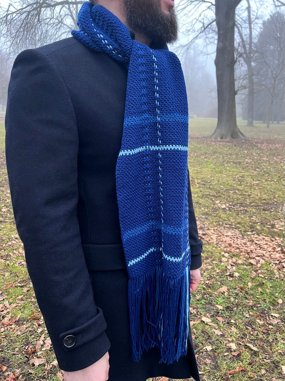Highland Tartan Scarf CROCHET PATTERN – Jolly Lizard