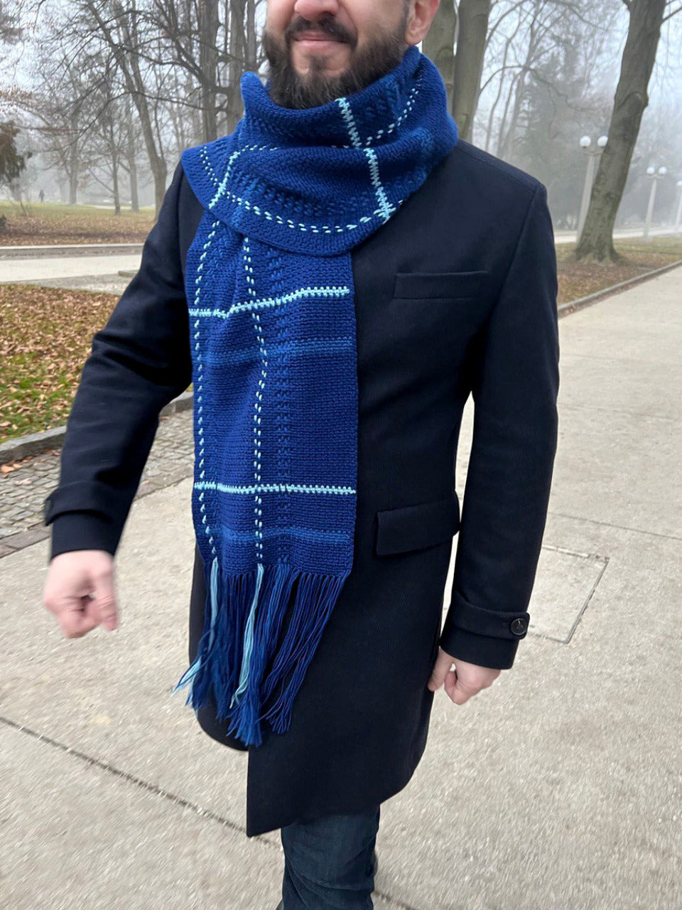 Highland Tartan Scarf CROCHET PATTERN – Jolly Lizard