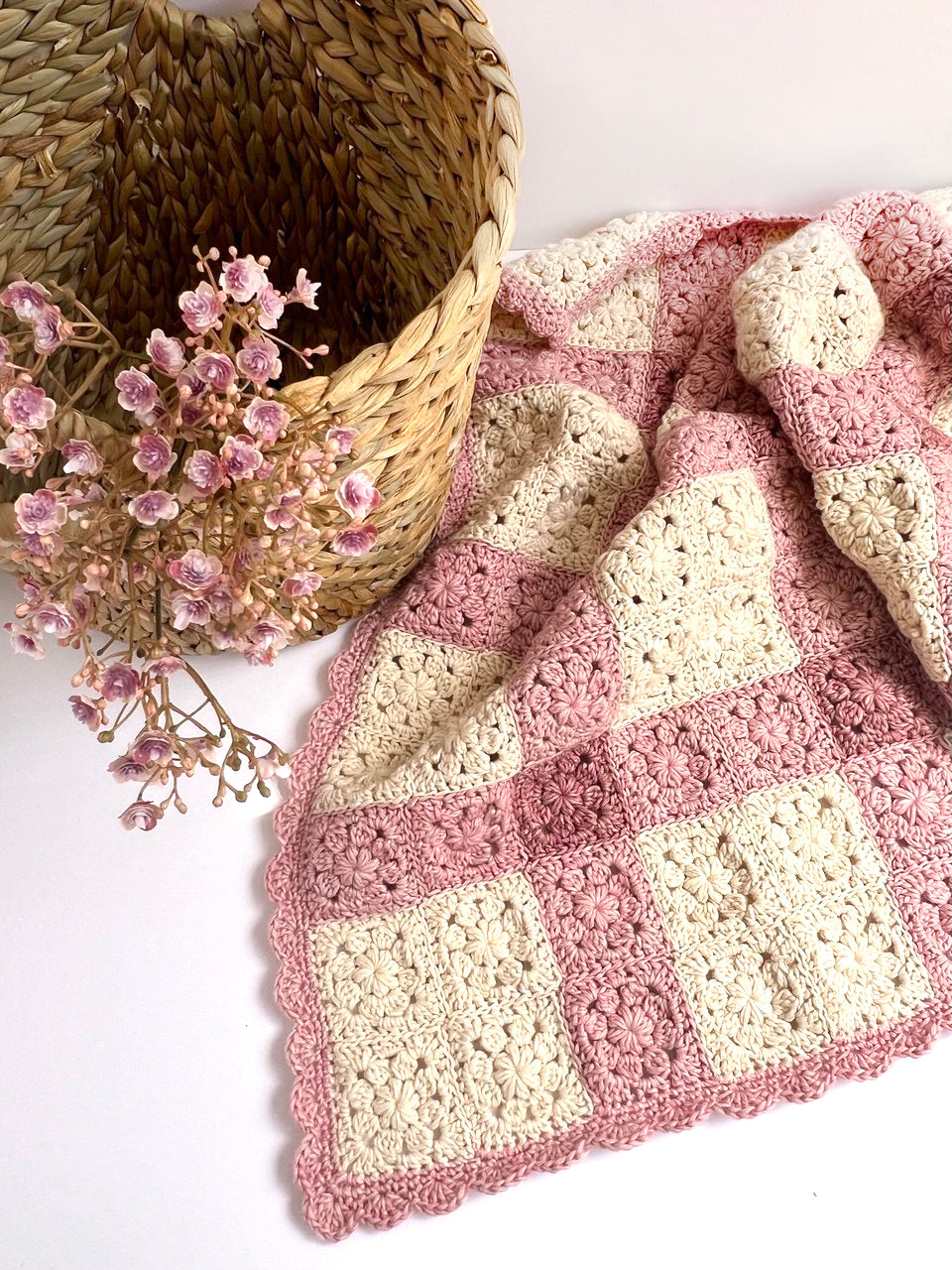 Heirloom Bloom Baby Blanket