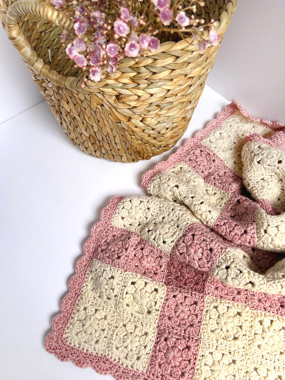Heirloom Bloom Baby Blanket