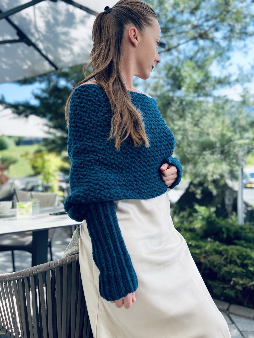Mistwood Sweater Scarf CROCHET PATTERN – Jolly Lizard