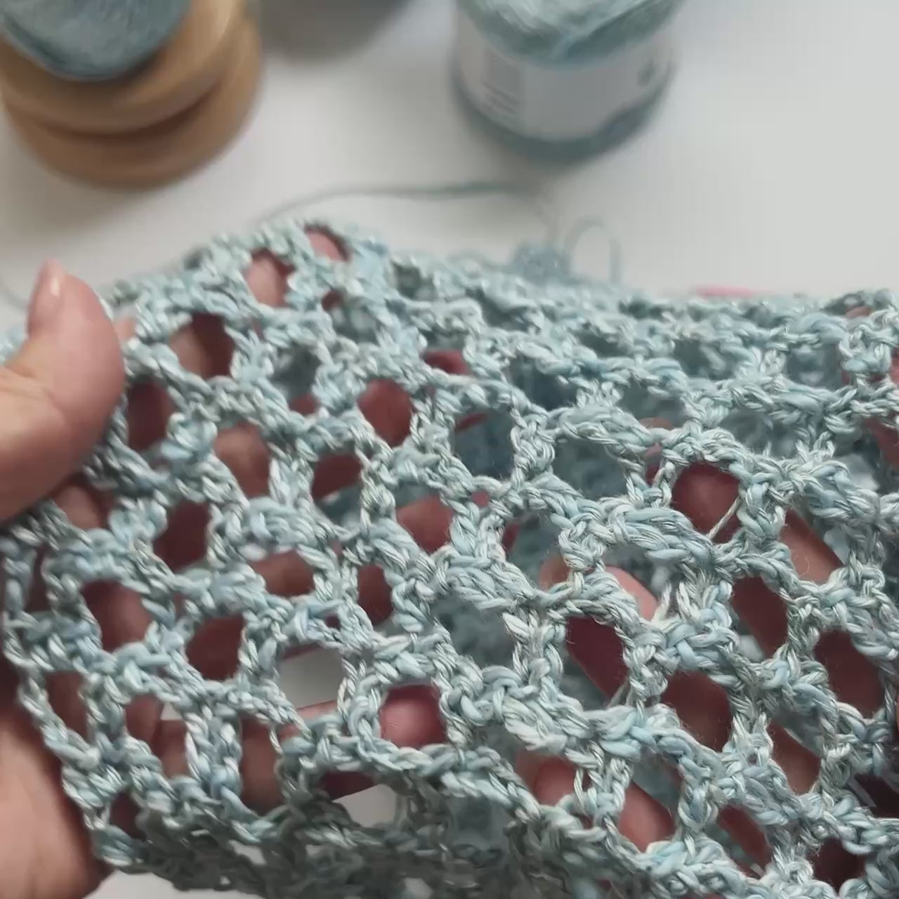 Seafoam Mesh Cardigan