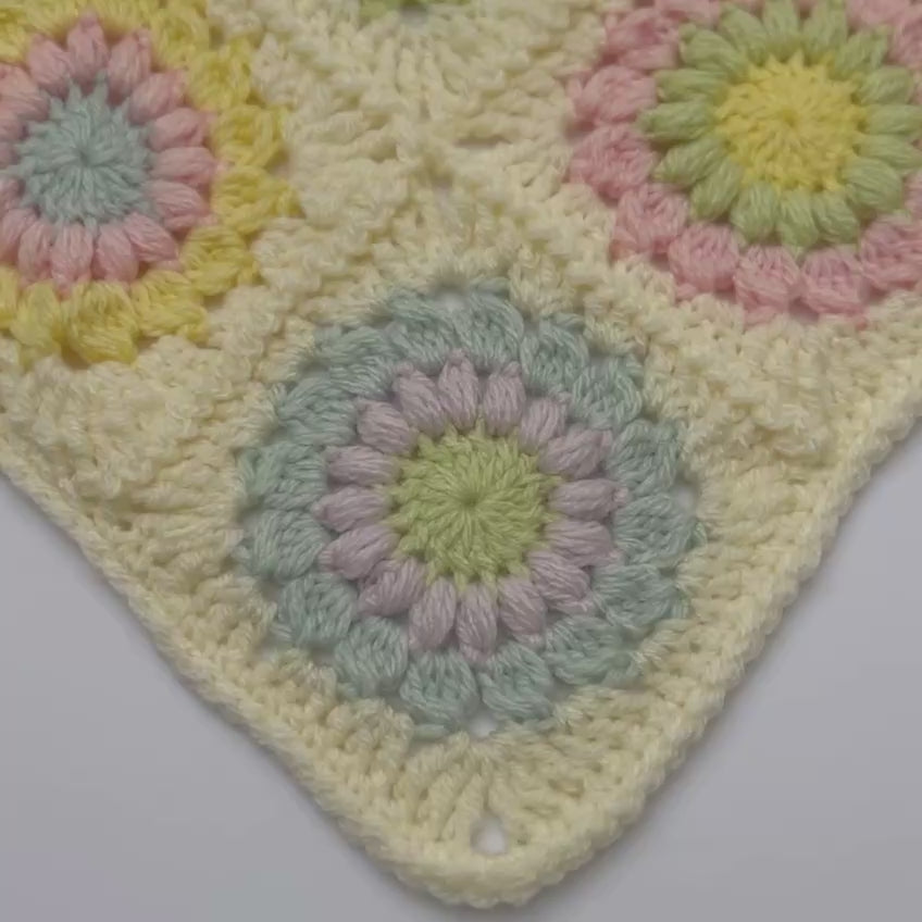 Pastel Harmony Baby Blanket