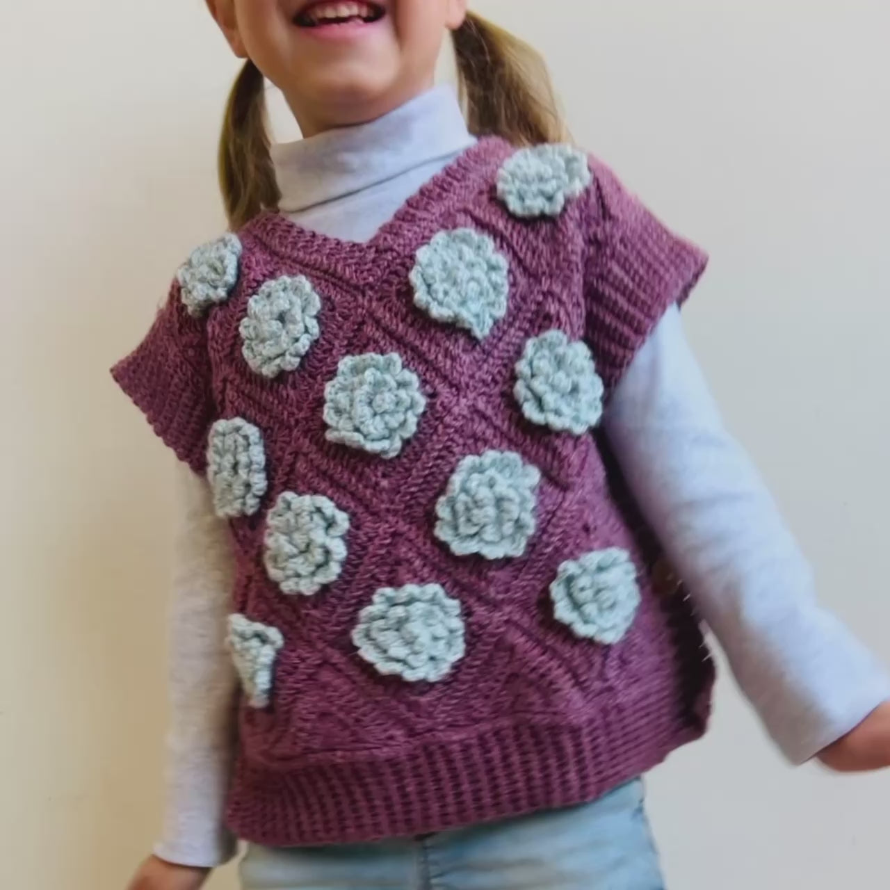 Snowrose Vest